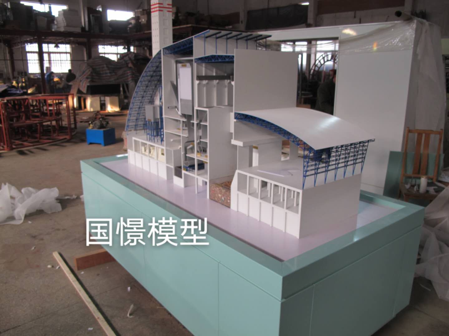 四会市工业模型