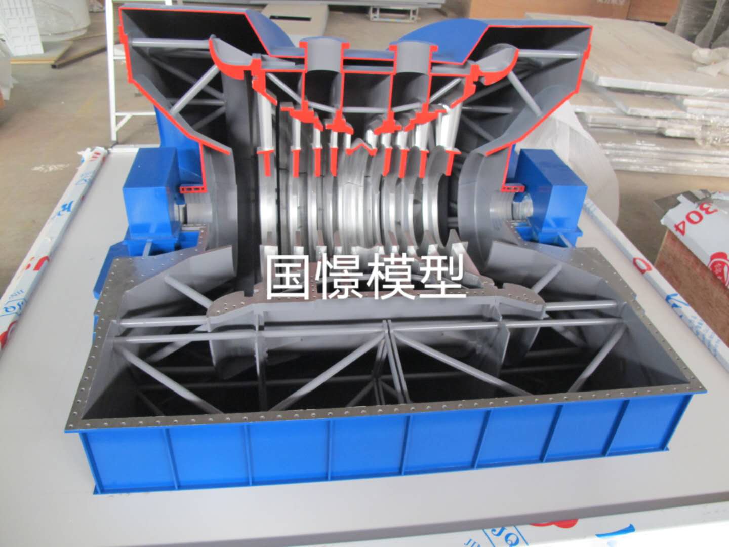 四会市机械模型