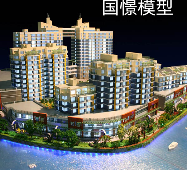 四会市建筑模型