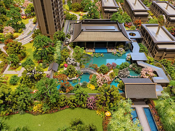 四会市建筑模型