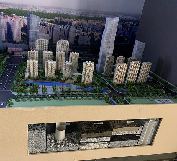 四会市建筑模型